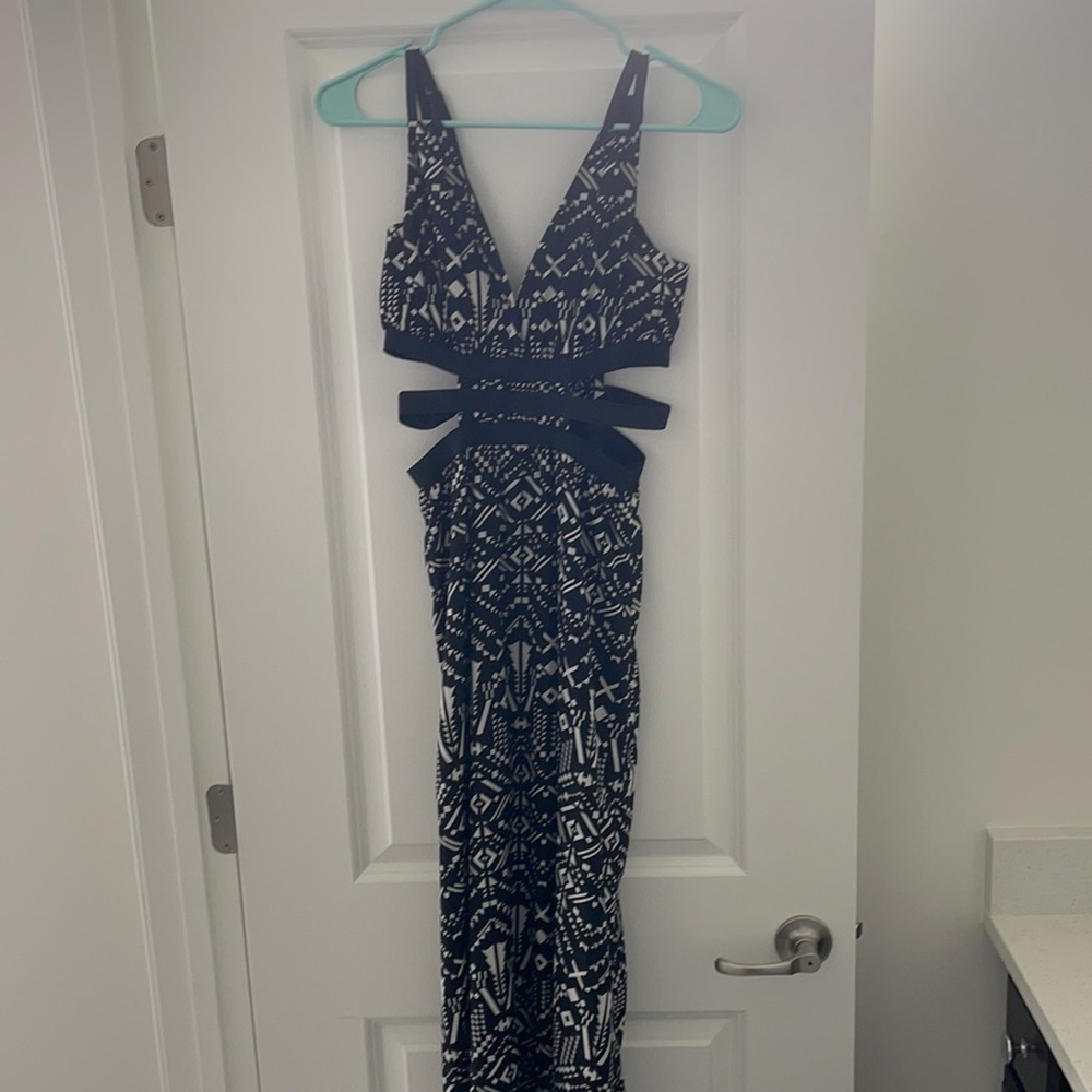Maxi dress with cut out sides